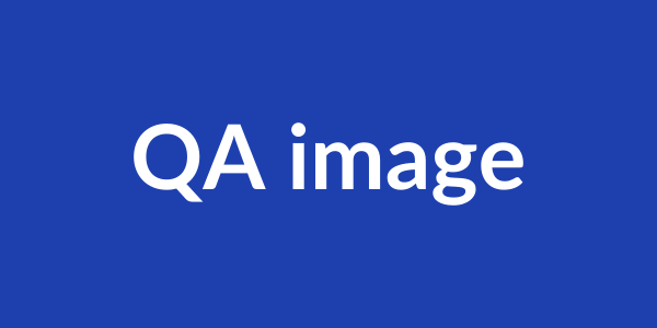 QA image